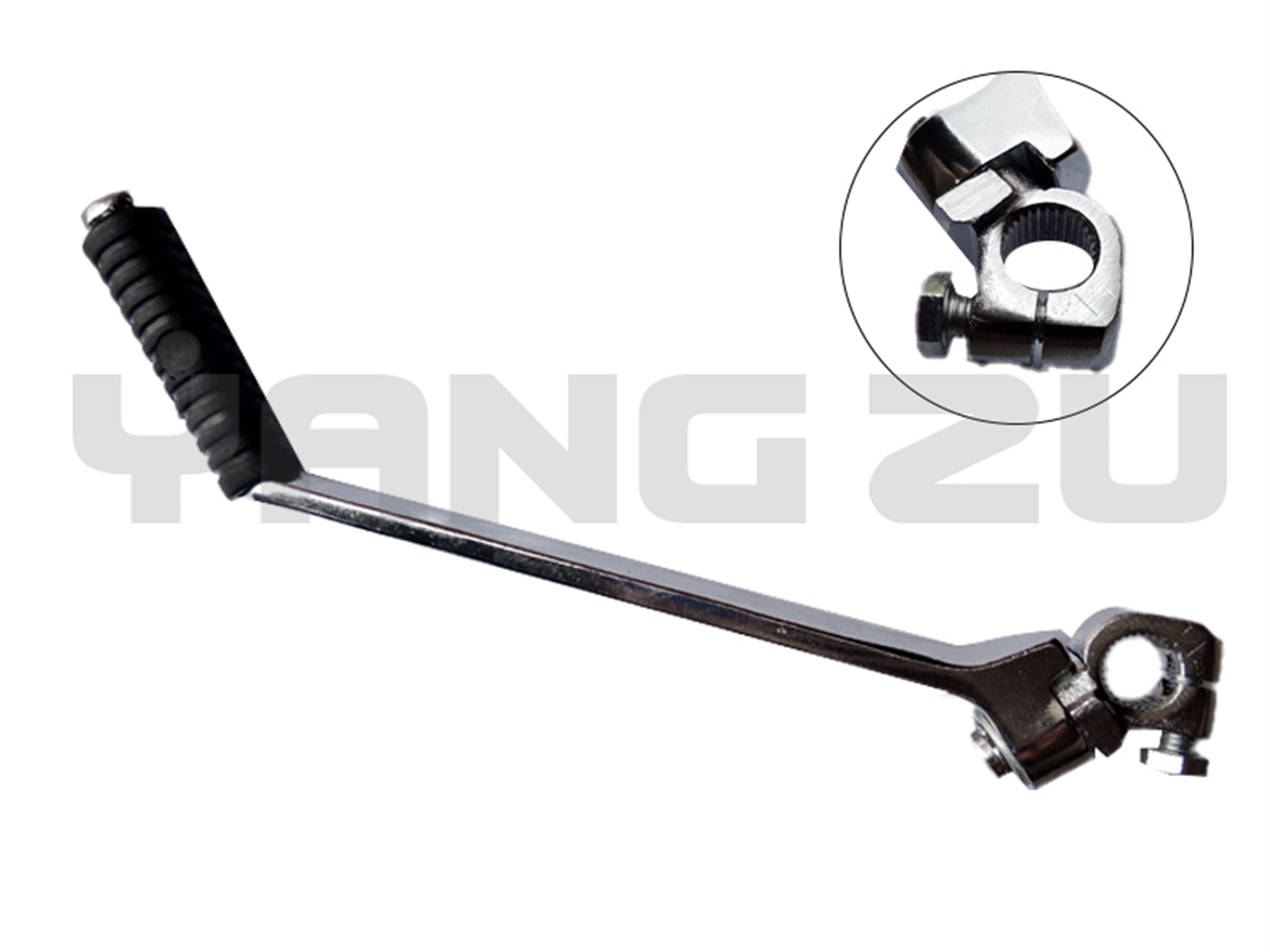 PEDAL DE ARRANQUE RECTO CGL125/150(15.5MM)(1PERNO)CROMADO