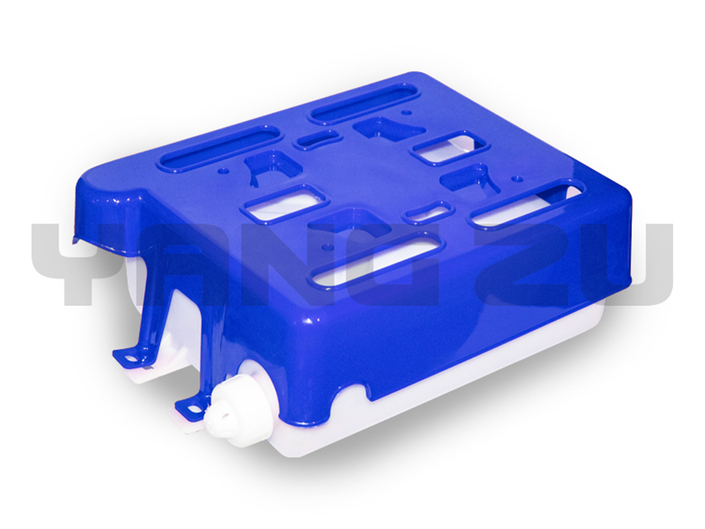 TANQUE RESERVA DE AGUA CARGUERO C/TAPA PLAST. AZUL