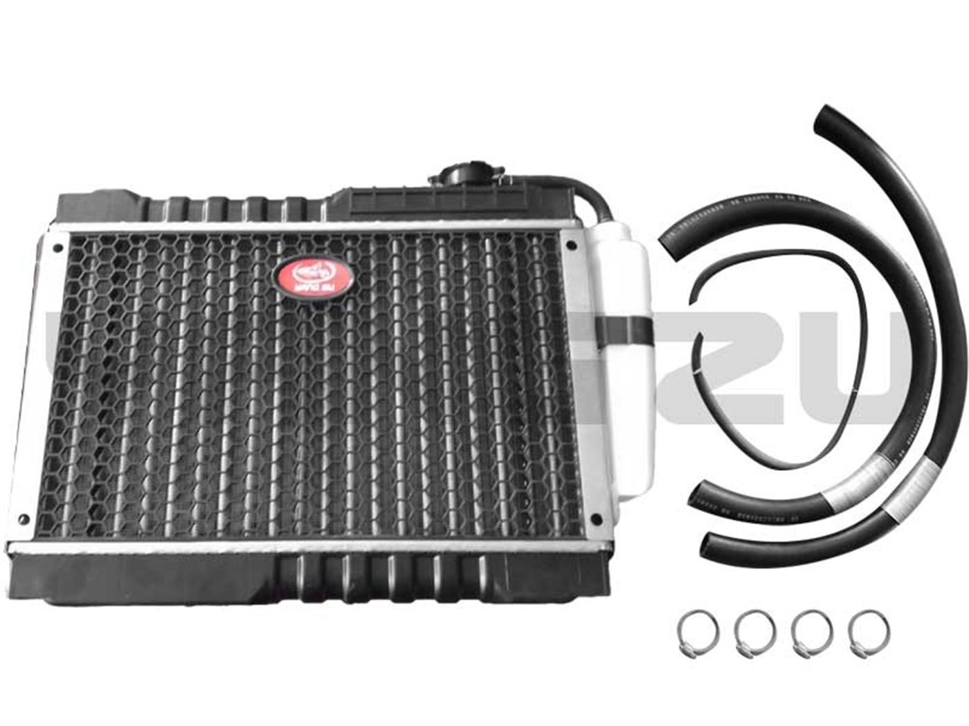RADIADOR PARA 250/300CC (MANG GRUESA 25MM) C/VENTILADOR 43X33X8