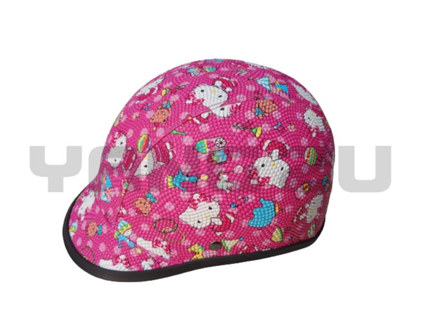 CASCO T-CHAVITO BEBE HELLO KITTY FUSCIA