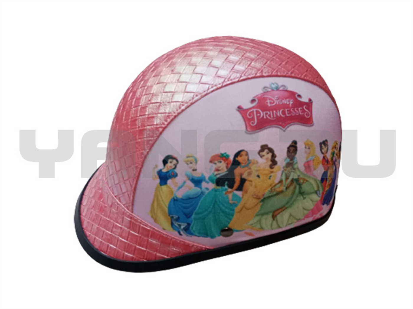 CASCO T-CHAVITO BEBE PRINCESA ROSADO/FRANJA  BRILLANTE